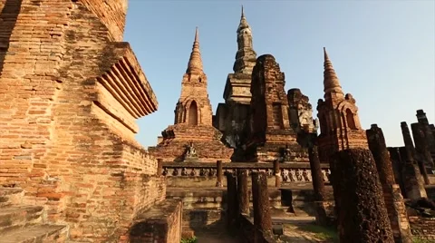 Slow Motion of Temple. Video stock 49746065