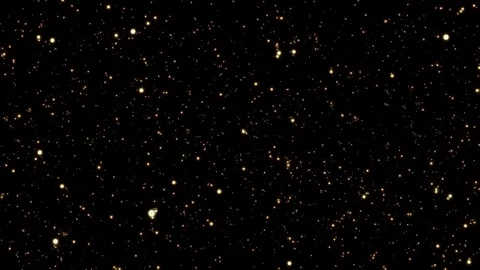 Slow motion through stars in space on a black background Video stock 317835207