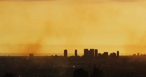 Slow motion of thunderbirds fly celebrating upcoming film ‘Captain Marvel’ Stock Footage 115073343
