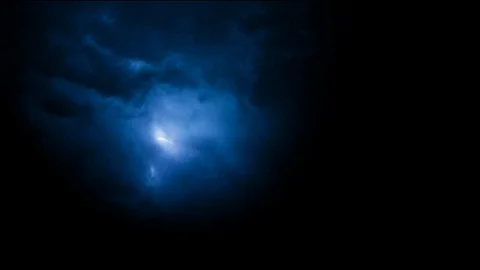 Slow motion thunderstorm and lightning Stock Footage 91834041