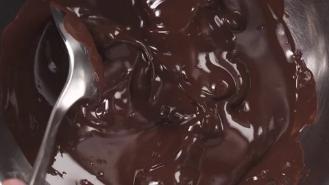 Slow motion top view stirring and pour d... | Stock Video | Pond5