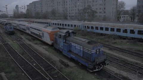 Slow motion train 스톡 동영상 137764737