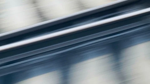 Slow motion train tracks, forks, Stock Footage 114902249