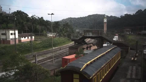 Slow motion trains Video stock 155113952
