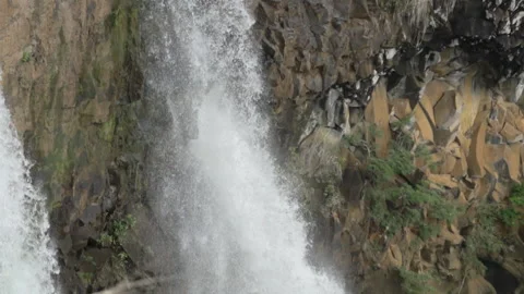 Slow Motion Tropical Waterfall Stock Footage 165299124