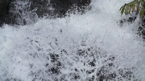 Slow Motion Tropical Waterfall Stock Footage 165299190