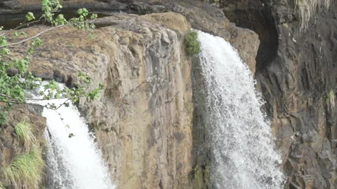 Slow Motion Tropical Waterfall Stock Footage 165299212