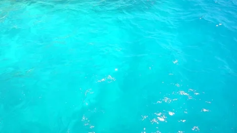 Slow motion turquoise water Stock Footage 116373836