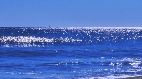 Slow Motion Tybee Island Beach Savannah Georgia Film Cinematic Stock Footage 42669645