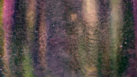 Slow motion of underwater fluctuation with going air bubbles up close up. Stock Footage 99146544