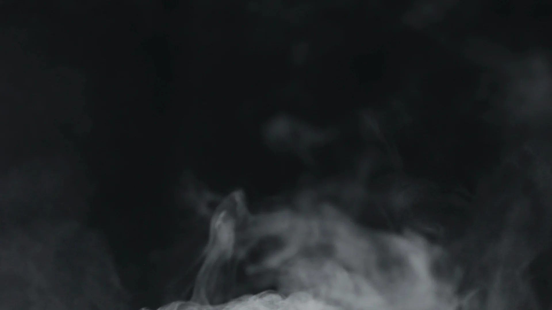 Motion Steam On Black Background - Stock Motion Graphics