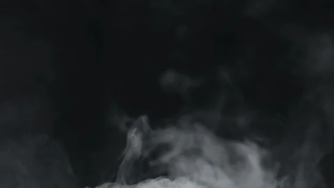 Blue steam, vapor on a black background,, Stock Video