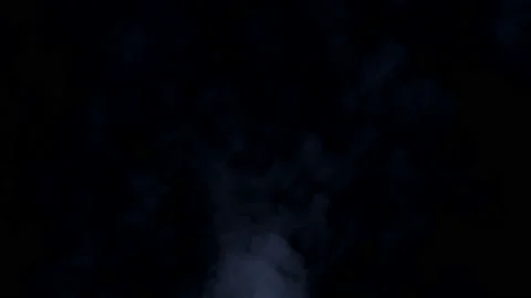 Slow motion vapour flowing on black background 库存影片 219697891
