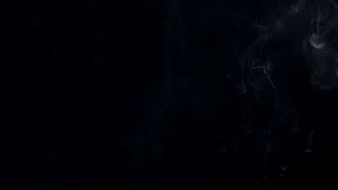 Slow motion vapour flowing on black background 库存影片 219697918