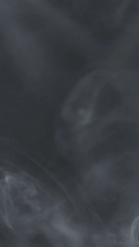 Slow motion vertical video of white smoke. Stock Footage 252069281