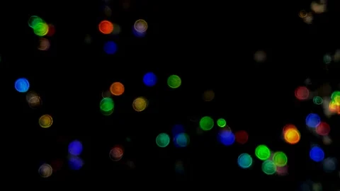 Slow motion video abstract background with multicolored shiny sparkling bokeh Stock-Footage 121631091