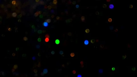 Slow motion video abstract background with multicolored bokeh Stock Footage 121631318