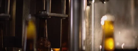 Slow motion video in a brewery Stock Footage 147373628