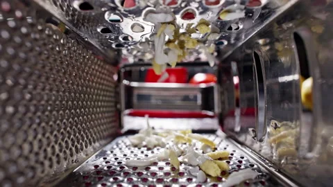 Slow motion video of the chef rubbing eggs in the restaurant kitchen. Stock Footage 231477247
