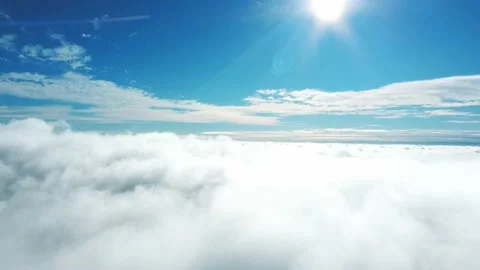 Slow motion video of clouds in the sky Stock Footage 222074401