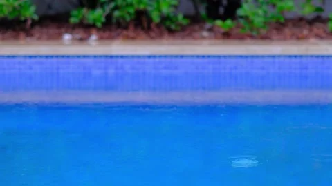 Slow motion video with droplets. Close up of a drop. Stock Footage 221089586