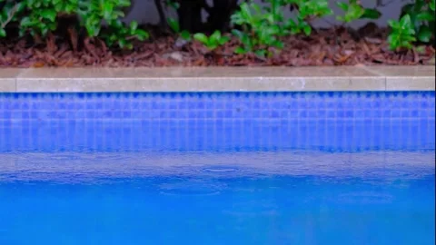 Slow motion video with droplets. Close up of a drop. Stock Footage 221926254