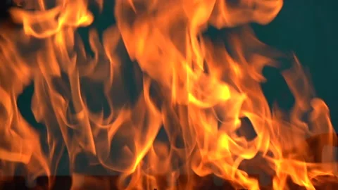 Slow motion video of fire and flames. Stock Footage 192509690