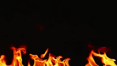Slow motion video of fire and flames burning gas or gasoline ignited by fire. Stock Footage 240273290