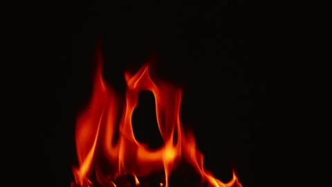 Slow motion video of fire and flames burning gas or gasoline ignited by fire. Stock Footage 240274305