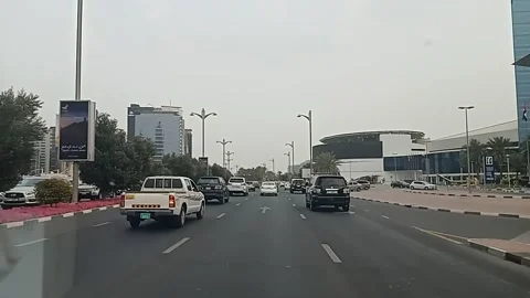 Slow motion video of moving traffic Video stock 150345030