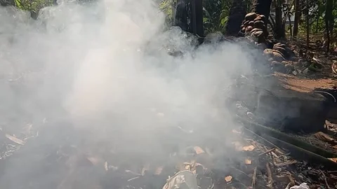 Slow-motion video of smoke Stock Footage 170298819