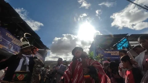 Slow motion video of traditional dancer performing Stock Footage 231133497