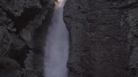 Slow Motion Video of a Waterfall Stock Footage 148000479