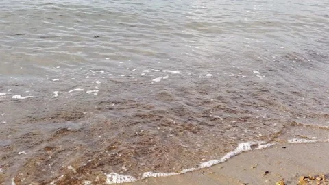 Slow motion video of waves on the water surface Vídeo Stock 204779464