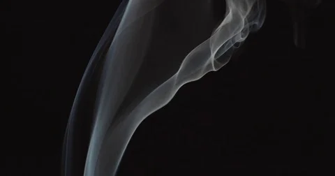Slow motion videos of smoke Stock Footage