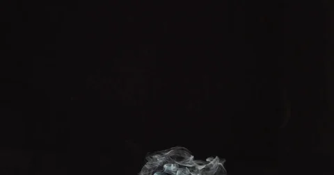 Slow motion videos of smoke Stock Footage