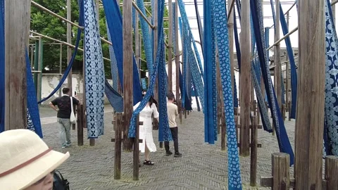 Slow motion view of Ancient water town of Wuzhen, China Stock Footage 276635373