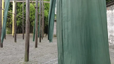 Slow motion view of Ancient water town of Wuzhen, China Stock Footage 276635389