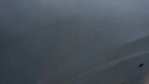 Slow motion view of  Waves created by a boat moving in water Stock Footage 253215939