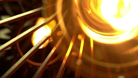 Slow motion warm light transition 3 bokeh close up 库存影片 123001206