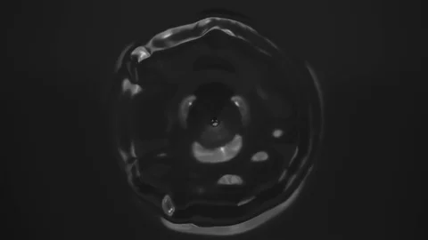 Slow motion Water drop collision with water surface Stock Footage 87570717
