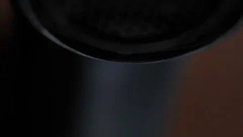 Slow motion water drop in open faucet Stock Footage 110413905