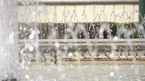 Slow motion water droplets Stock Footage 39358965