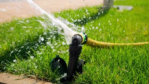 Slow motion of water leaking and splashi... | Stock Video | Pond5