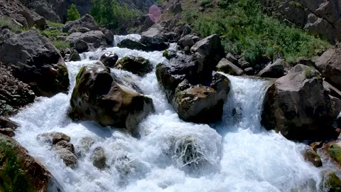 Slow motion water scene Stock Footage 201883217