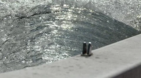Slow Motion Water Splash Stock Footage 2678928