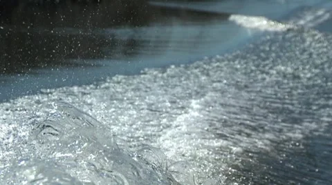 Slow Motion Water Splash Stock Footage 8110321
