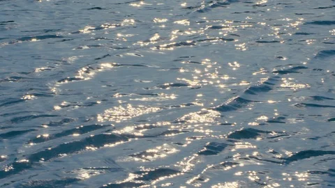 Slow motion water - sun reflection Vidéo 102380402