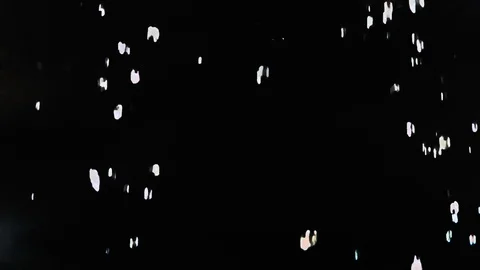 Slow motion waterdrops on black background Stock Footage 113955872