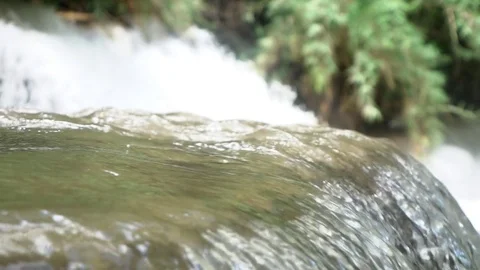 Slow motion waterfall 2 Stock Footage 77856345
